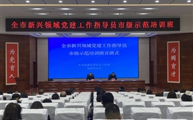 全市新興領(lǐng)域黨建工作指導員市級示范培訓班在武威職業(yè)技術(shù)大學順利開班